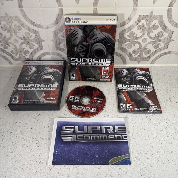 PC - Supreme Commander‎ - PC - Complete/CIB - Picture 1 of 9